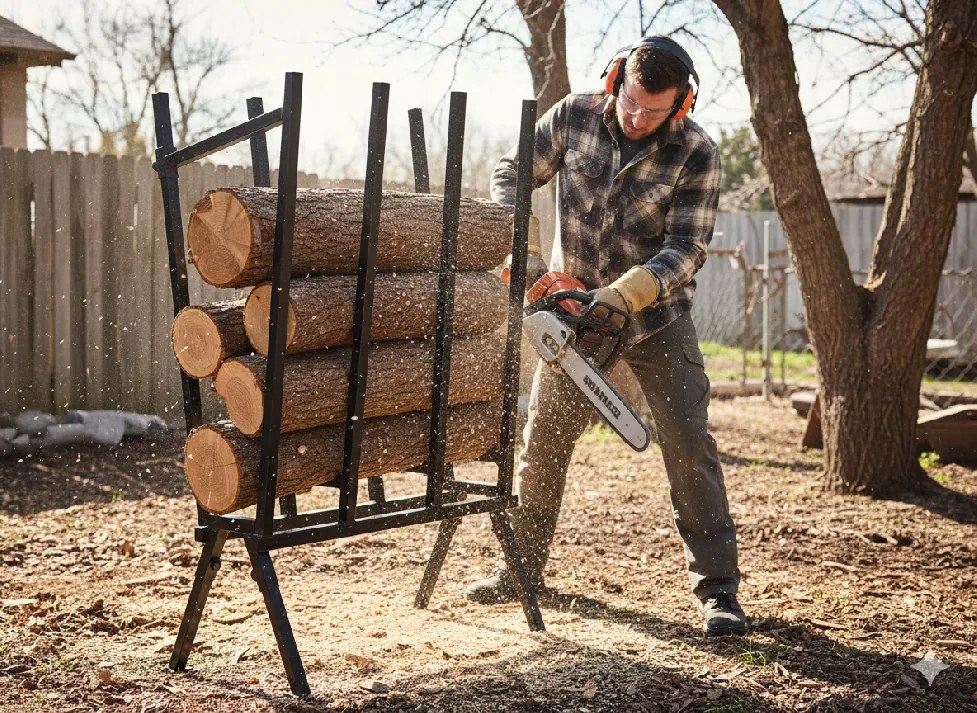 Garden Line KOVOVY STOJAN NA DREVO 81x37x103 cm