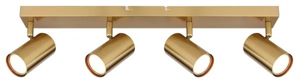 Globo 57911-4GO - Bodové svietidlo ROBBY 4xGU10/35W/230V zlatá