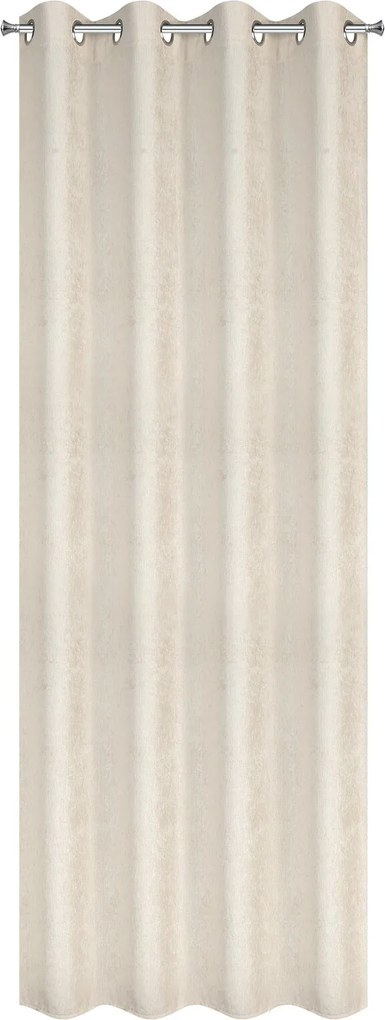 ZÁVES NA KRÚŽKOCH GWEN 140X250 CM BÉŽOVÁ