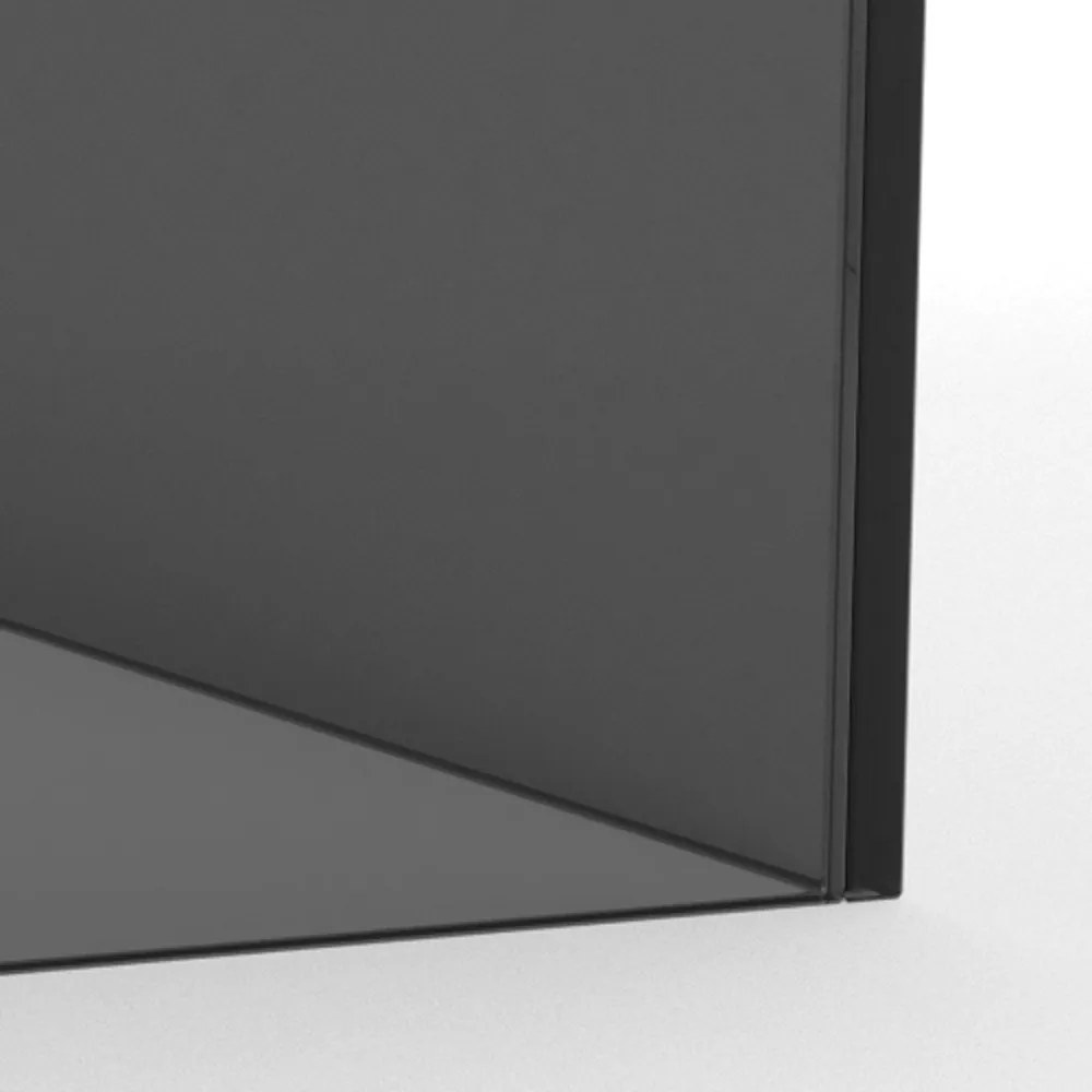 Sivé sklenené konferenčné stolíky v súprave 2 ks 50x50 cm Dice – Actona