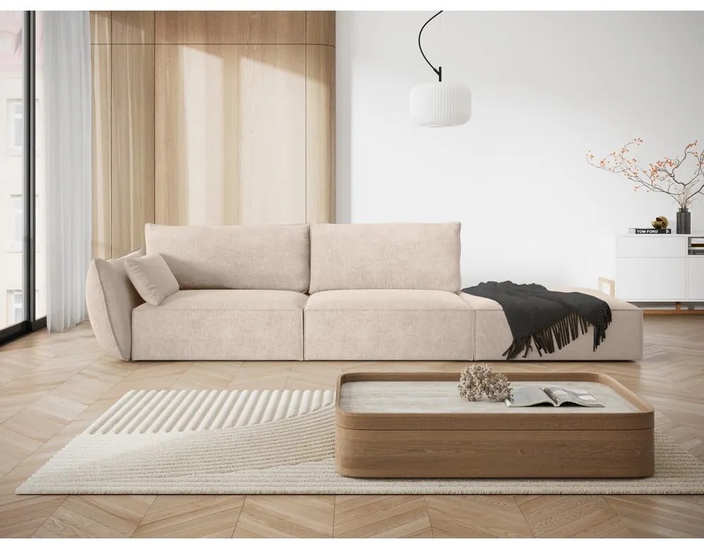 Béžová leňoška (ľavý roh) Vanda – Mazzini Sofas