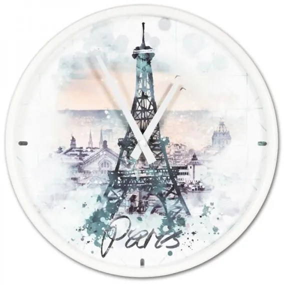Nástenné hodiny Vintage Paris 30 cm