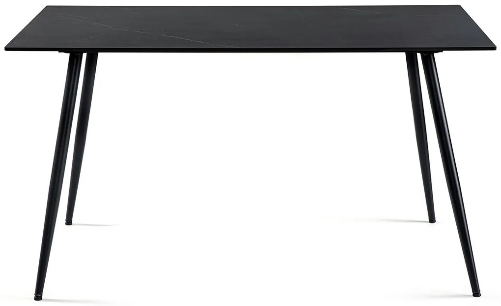 Noela Jedálenský stôl s keramickou doskou v dekore čierneho mramoru CERAMON 140