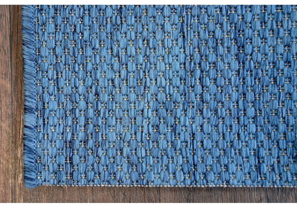 Kusový koberec Flat modrý 160x230cm
