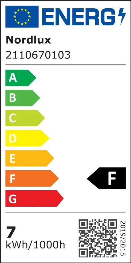 Nordlux Čierne prisadené kúpeľňové LED svietidlo Landon 14 6,5W 2110670103