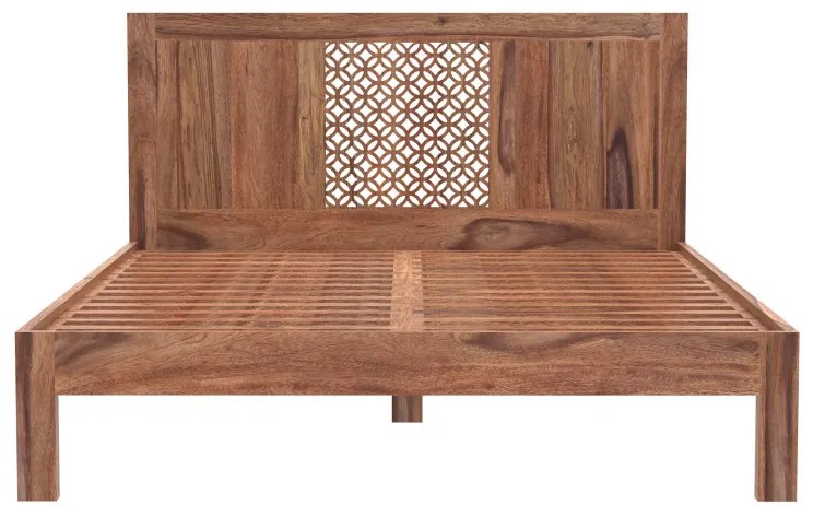 Posteľ Mira 160x200 indický masív palisander Super natural
