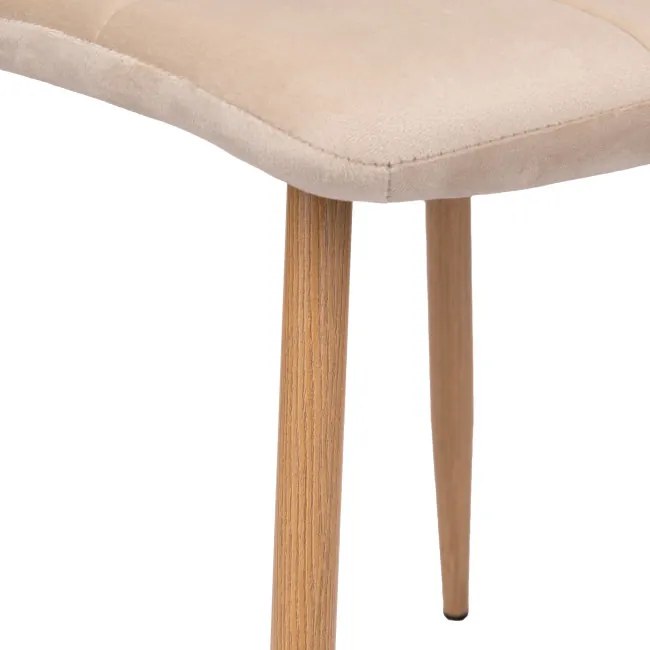 Jedálenská stolička MONTANA VELVET béžová