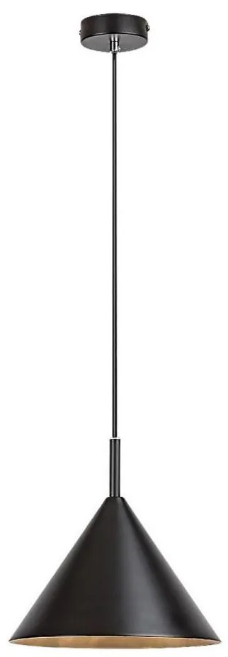 Rabalux 72007 - Luster na lanku JAROD 1xE27/40W/230V čierna