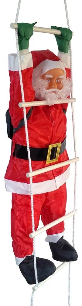 Mikuláš lezúci po rebríku, 120 cm