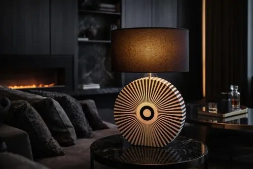 Stolová lampa 48097 Harmony Čierna Biela  - Komfort-nábytok