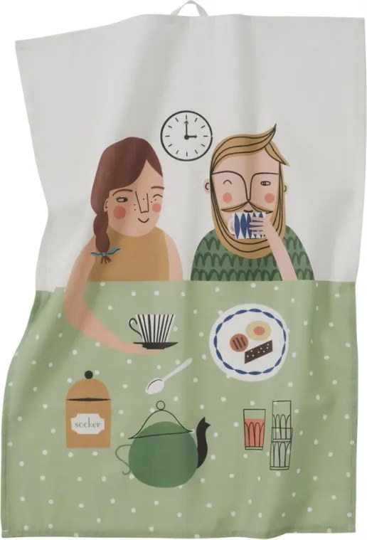 Ľanová utierka Fika 50x70