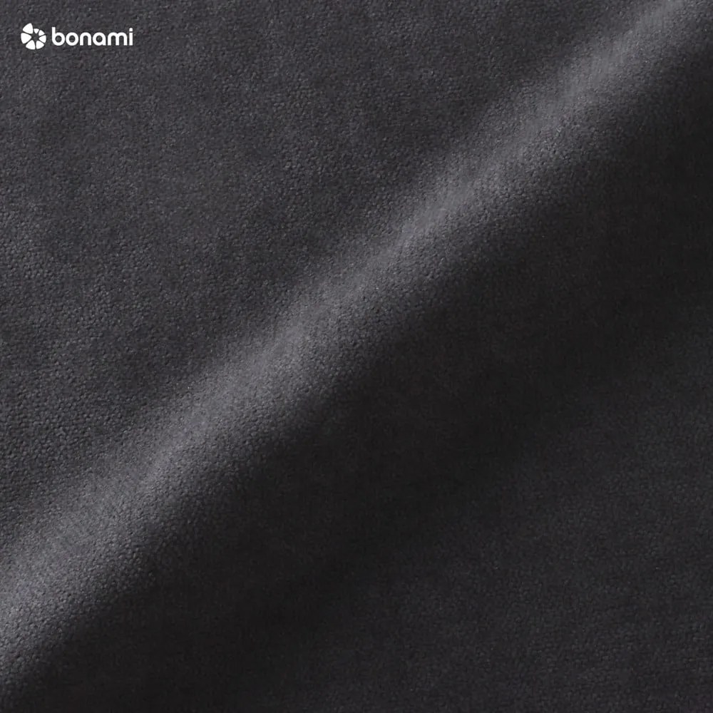 Antracitovosivá rohová pohovka MESONICA Puzo, ľavý roh