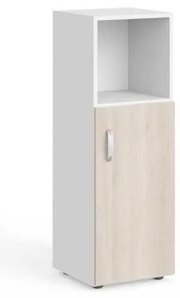 Stredná skriňa Manager 39,9 x 42,2 x 119,5 cm, pravá, agát svetlý / biela