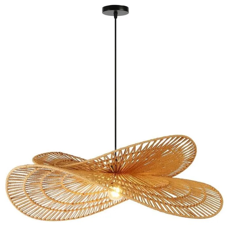 Immax 08266L - Luster na lanku MARIPOSA 1xE27/40W/230V pr. 80 cm juta