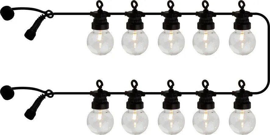 Predĺženie svetelnej reťaze počet žiaroviek 10 ks dĺžka 300 cm Lucas Clear – Sirius