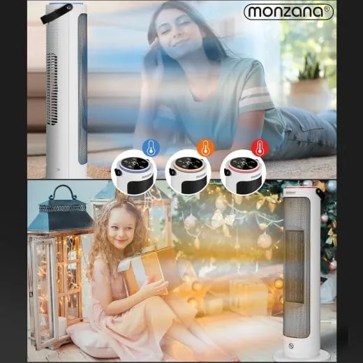 InternetovaZahrada Keramický ohrievač 2000W - biely