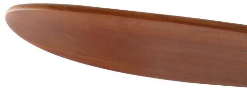 ZEVENTI - LED stropný ventilátor GINOSA LED/18W/230V Wi-Fi Tuya čierny/dub + DO