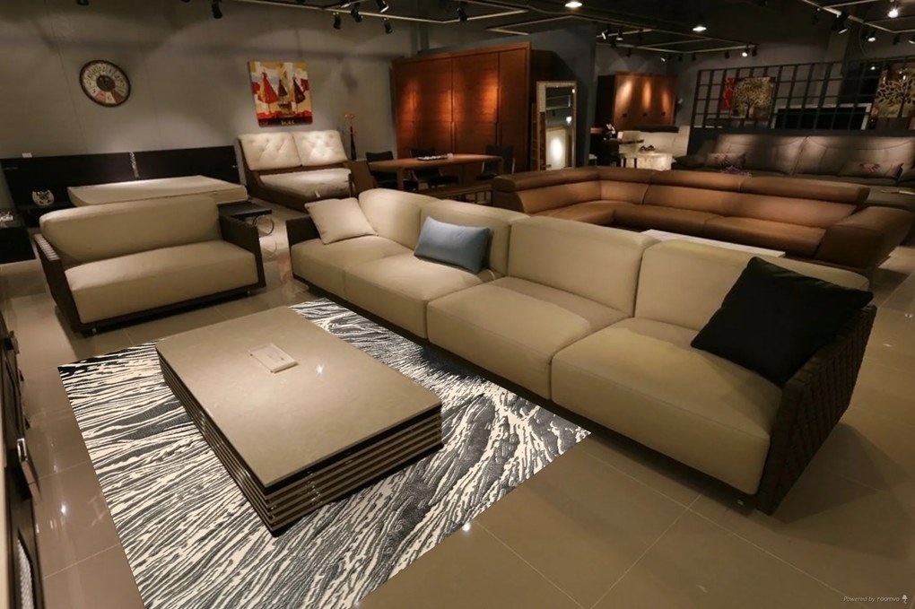 Berfin Dywany, Kusový koberec Elite 8752 Grey, 120x180, šedá, kancelária