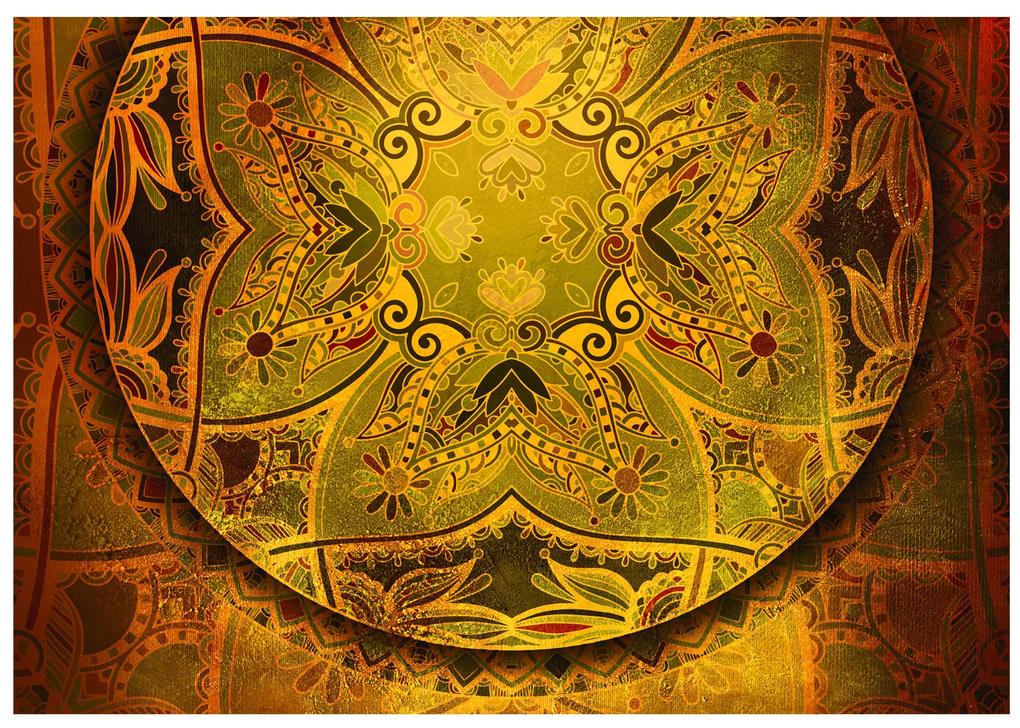 Artgeist Fototapeta - Mandala: Golden Poem Veľkosť: 150x105, Verzia: Premium