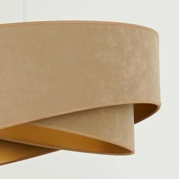 Brilagi - LED Luster na lanku LYRA 1xE27/15W/230V hnedá/zlatá