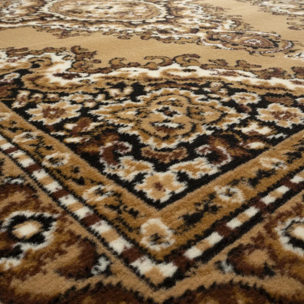 Behúň na mieru TEHERAN T-102 beige, šíre 120 cm, béžová, chodba / predsieň, Alfa Carpets