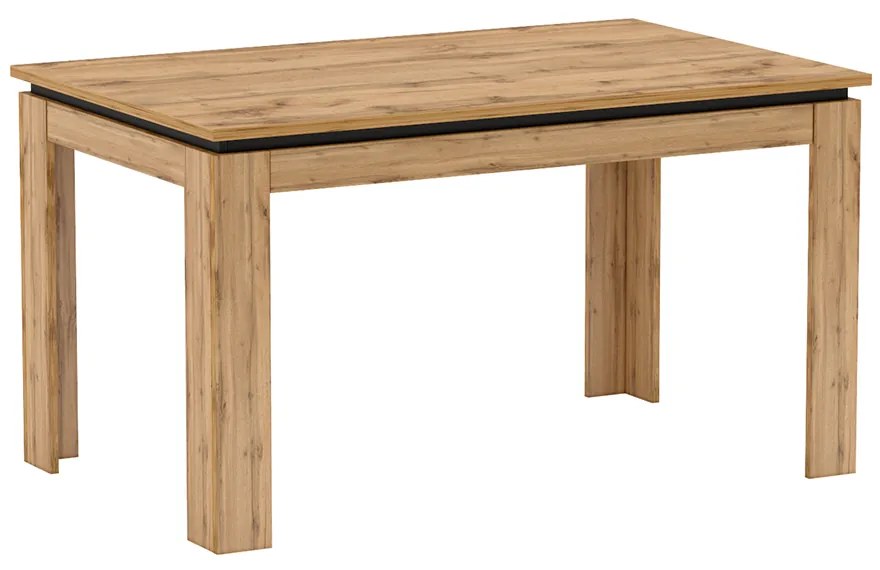 Jedálenský rozkladací stôl, dub wotan, TORONTA S