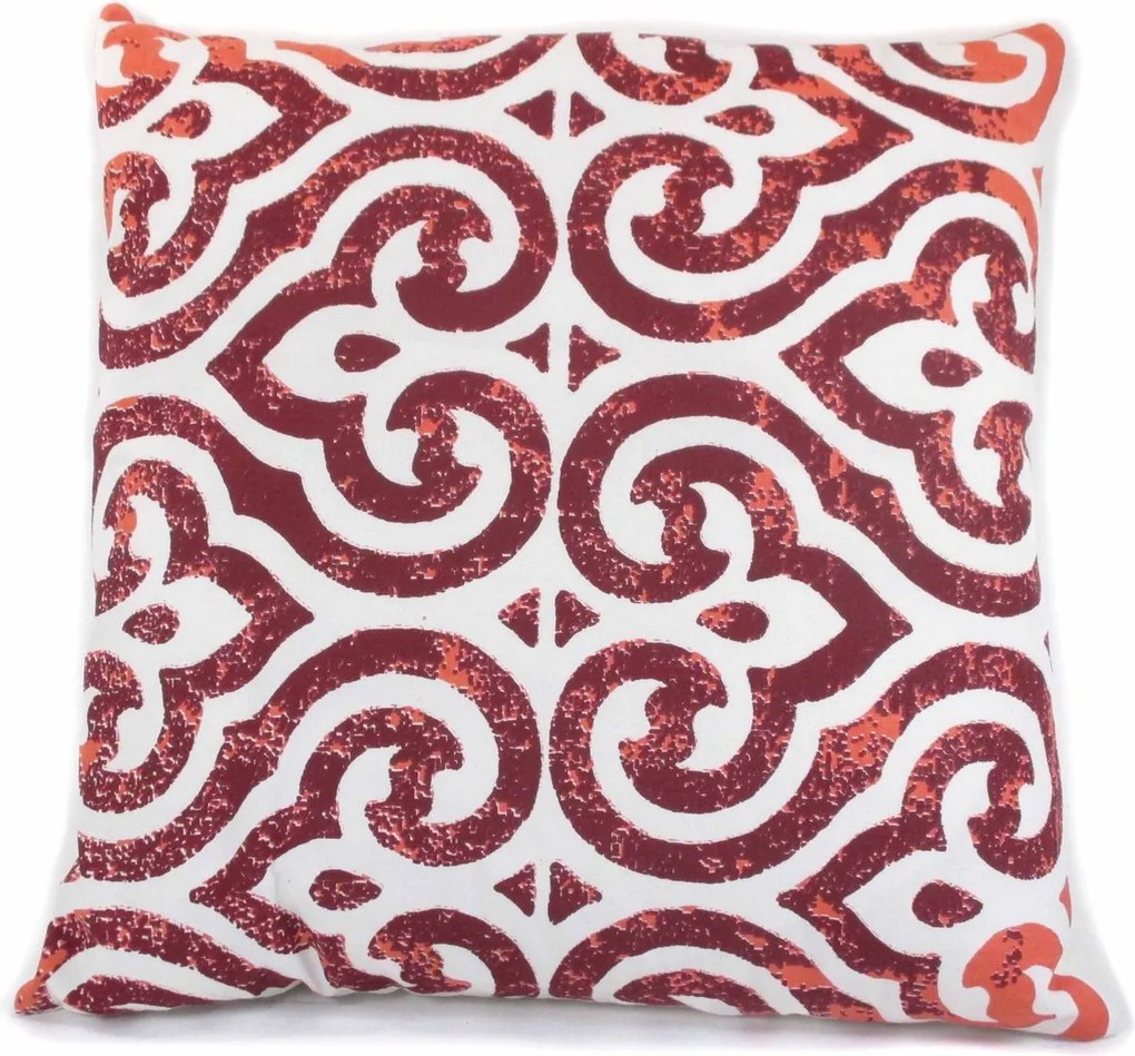 Obliečka na vankúš ORIENTAL 45x45 cm, vínový