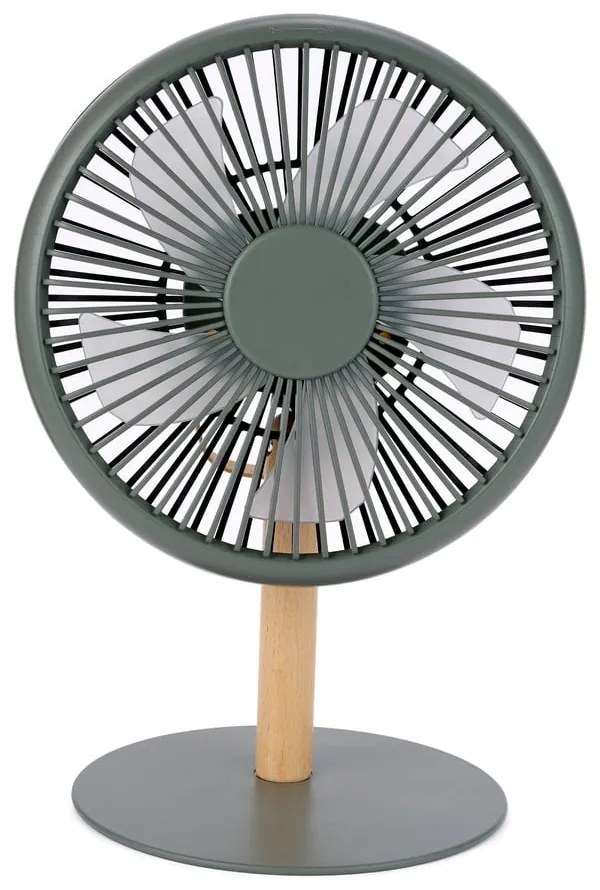 Zelená stolová lampa s ventilátorom na diaľkové ovládanie (výška 26 cm) Beyond – Gingko