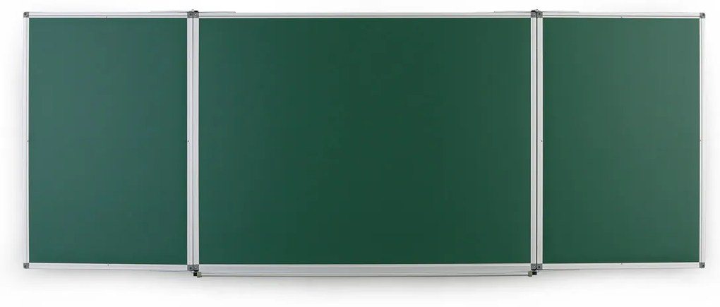 Roztváracia zelená keramická tabuľa pre popis kriedou, magnetická, 3000 x 1000 mm