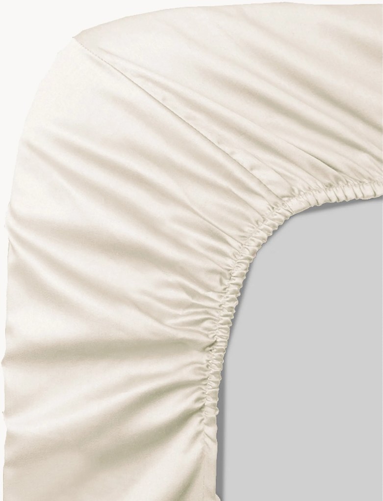 Elastická plachta na kontinentálnu posteľ Ava, bavlnený satén, V 50 cm