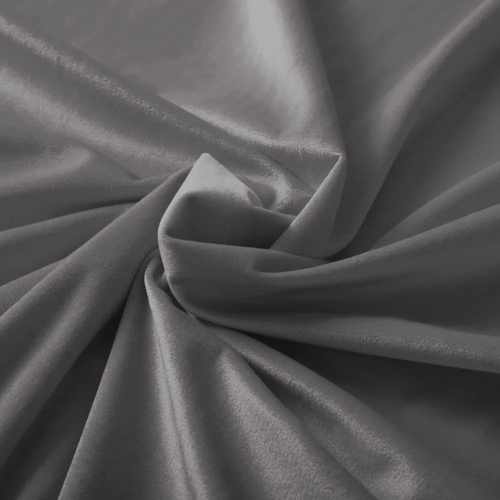 Biante Zamatový prehoz/behúň na posteľ Velvet Prémium SVP-017 Tmavo sivý 60x200 cm