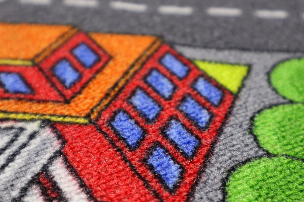 Associated Weavers, Detský kusový koberec cesty Big City, 140x200, viacfarebná, detská izba