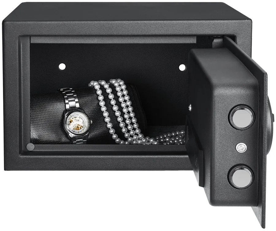 Digitálny trezor BestBerg BBSB-1C / 20 x 31 x 20 cm / čierny
