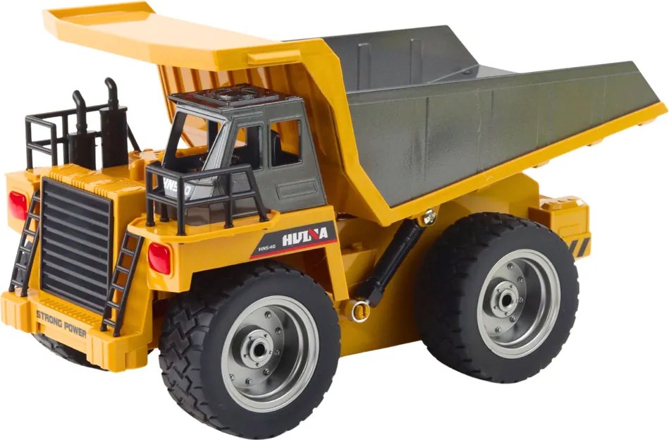 Huina Diaľkovo ovládaný RC sklápač žltý 9-CH 1:18