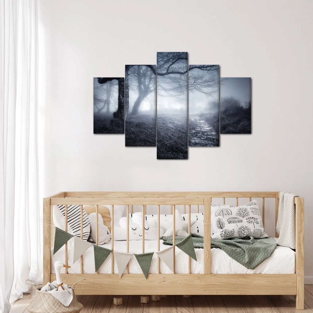 Obraz - Cesta v hmle (150x105 cm)