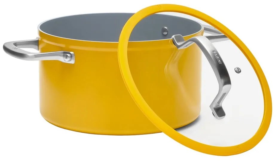 Hrniec s pokrievkou/s keramickým povrchom na indukčný varič 5,5 l Meda 3.0 – FABINI