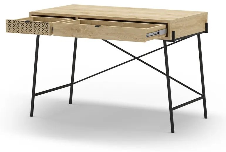 Pracovný stôl v dekore duba 60x110 cm Ecrin – Marckeric