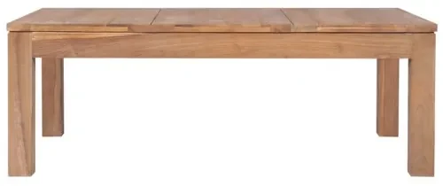 vidaXL Konferenčný stolík z teakového dreva prírodný vrch 110x60x40 cm-