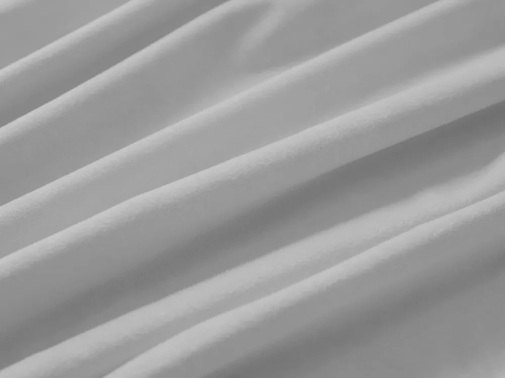 Biante Zamatový záves Velvet Prémium SVP-027 Svetlo sivý - šírka 270 cm 270x150 cm