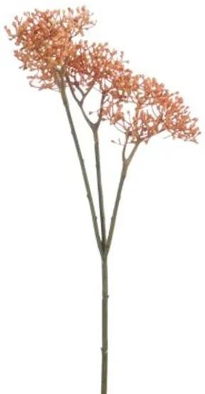 Oranžová dekoračné kvetina - 10 * 30 cm