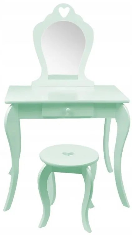 TRENDIE Detský toaletný stolík Lilly mätový