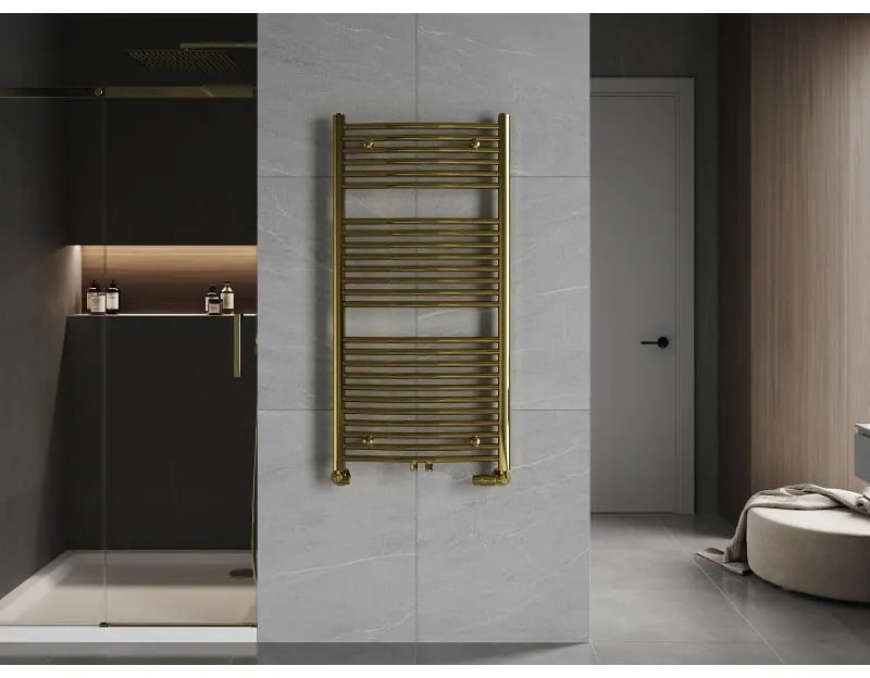 Mexen Ares, vykurovacie teleso 1200x600 mm, 490 W, zlatá lesklá, W102-1200-600-00-50