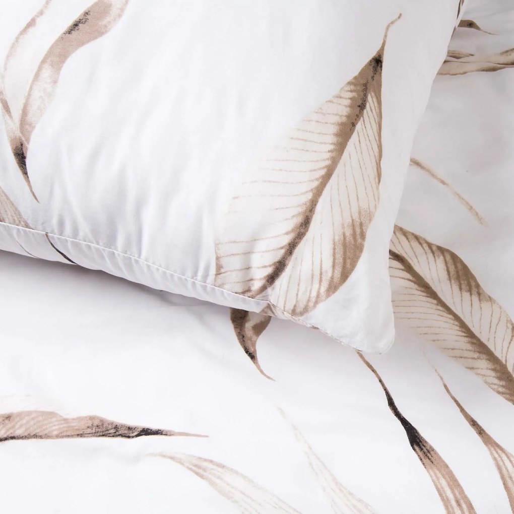 BAVLNENÉ OBLIEČKY COTTONLOVE 140X200 CM, 1KS 70X90 CM LISTY