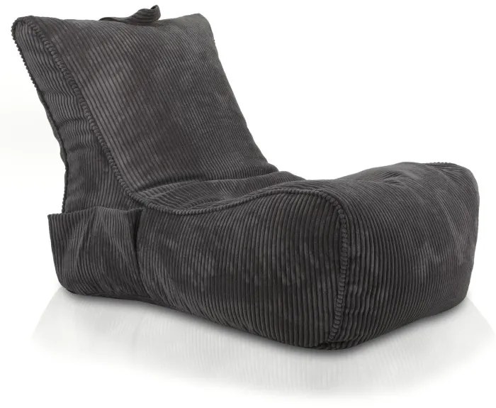 Sedací vak Monty stolička tmavosivá EMI