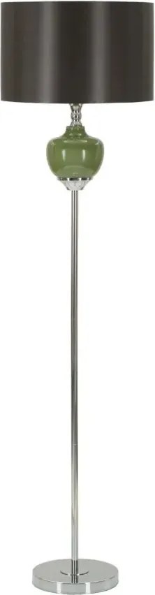 Stojacia lampa Eva 160 cm strieborná/čierna/zelená