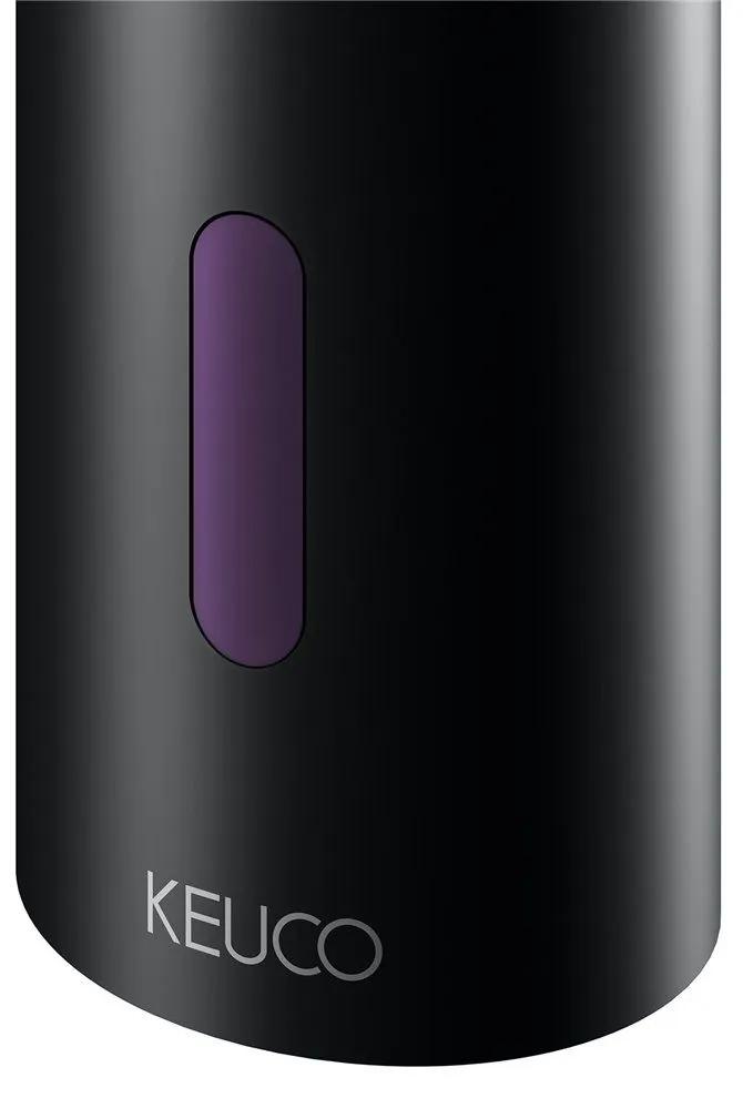 KEUCO IXMO elektronická umývadlová batéria so zmiešavaním, sieťová prevádzka, výška výtoku 125 mm, čierna matná, 59512371100
