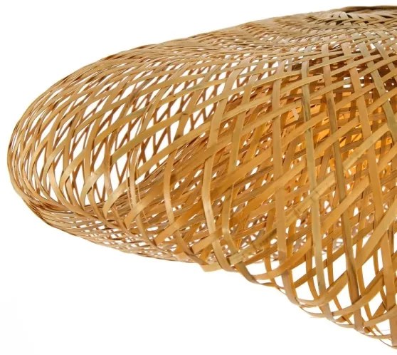 Immax 08270L - Luster na lanku HILO 1xE27/40W/230V pr. 80 cm bambus