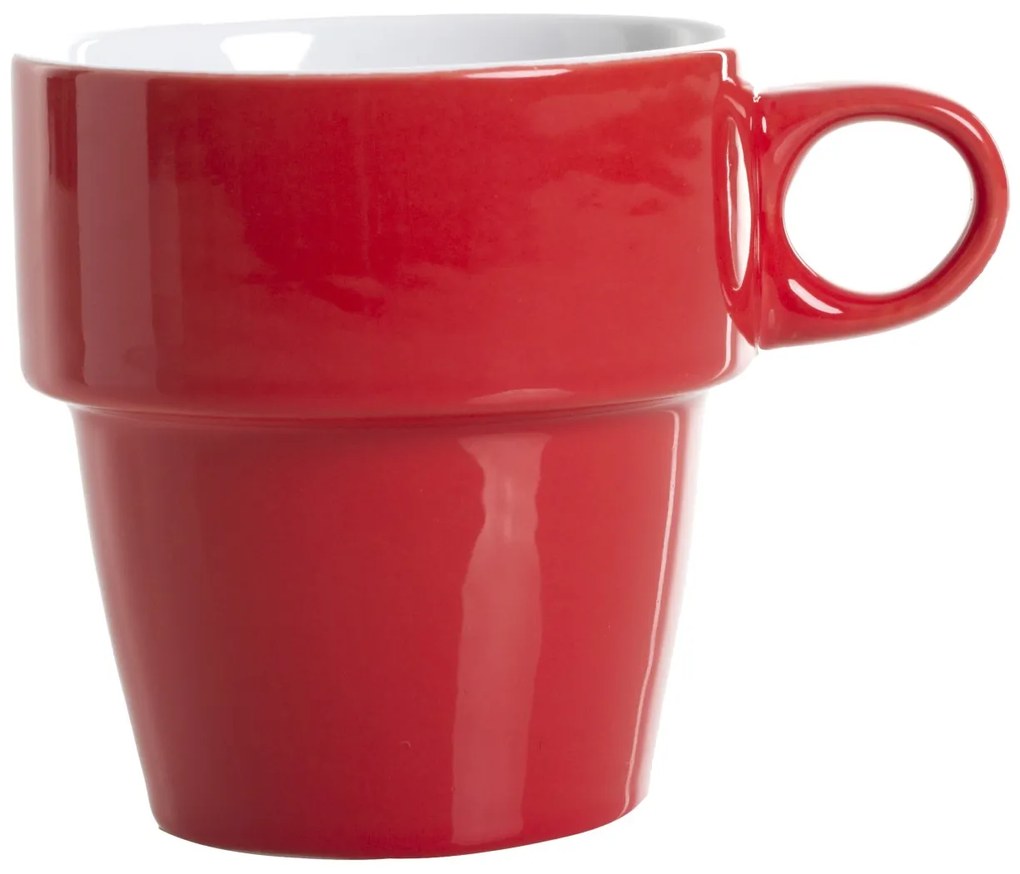 Keramický hrnček so stojanom Colorama 200 ml sada 6ks