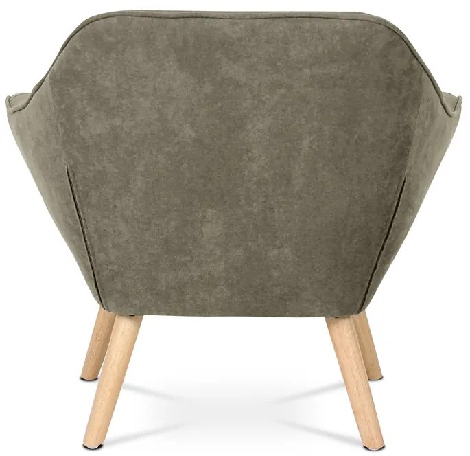 BONTEC Kreslo, sivá látka, AK-321 GREY2 Farba: Béžová