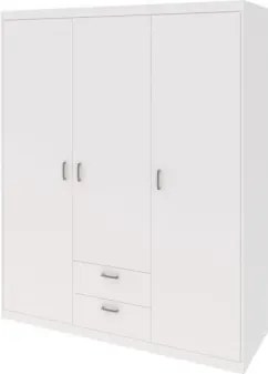 Šatníková skriňa Mega 140, biela%